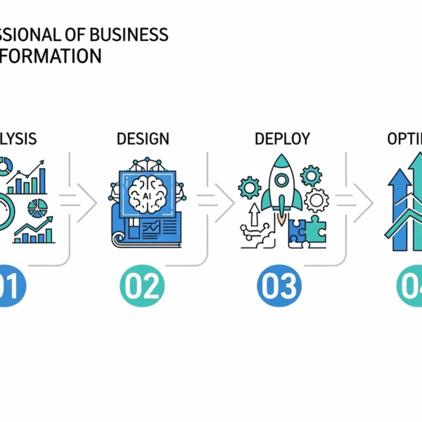 How We Transform Your Business in 4 Simple Steps - AI Marketing BG or How We Transform Your Business in 4 Simple Steps AI solutions Varna