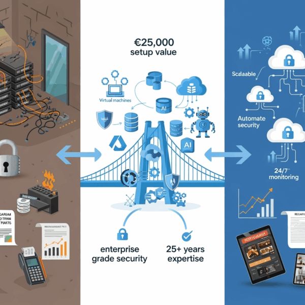 Azure cloud infrastructure Bulgaria - AI Marketing BG delivers enterprise-grade systems with €25,000 value and 100% GDPR compliance