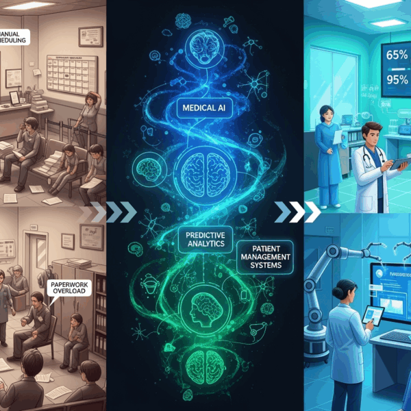 Healthcare AI solutions Bulgaria - AI Marketing BG delivers 65% wait time reduction and 95% scheduling accuracy for medical practices
