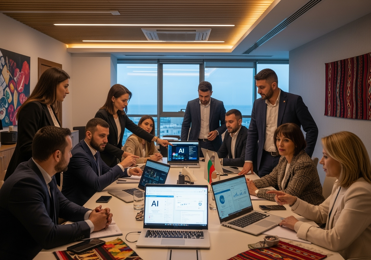 Latest AI Trends 2025: Transforming Business Through Intelligent Innovation - AI Marketing BG or image 28 AI solutions Varna