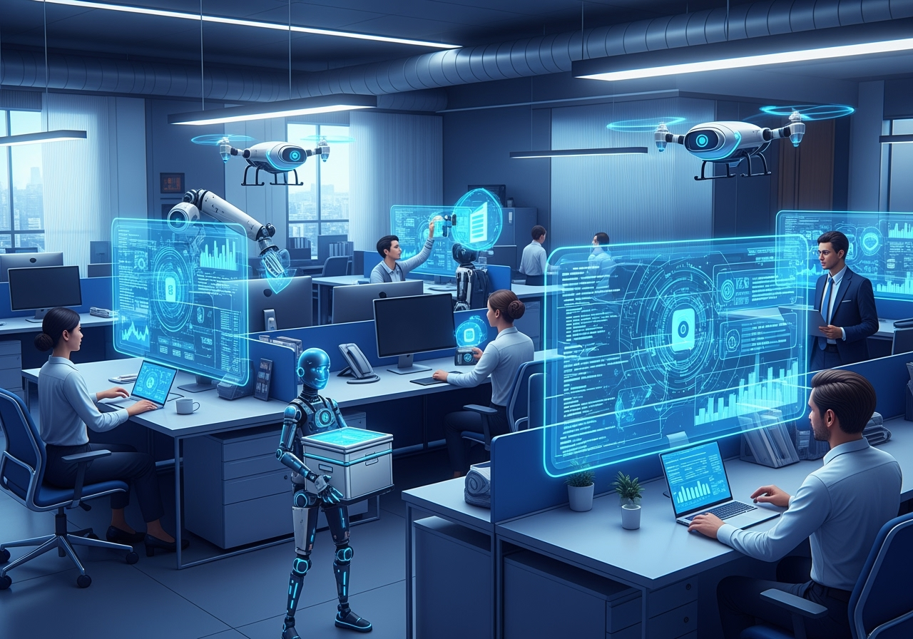 AI Agents Take Over Workplace: 68% of Enterprises Deploy Autonomous Workers - AI Marketing BG or image AI solutions Varna