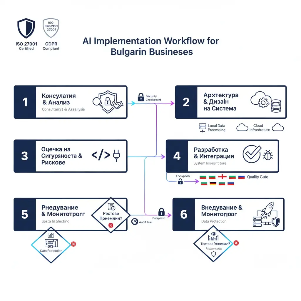 Artificial Intelligence implementation Bulgaria ISO 27001 guide